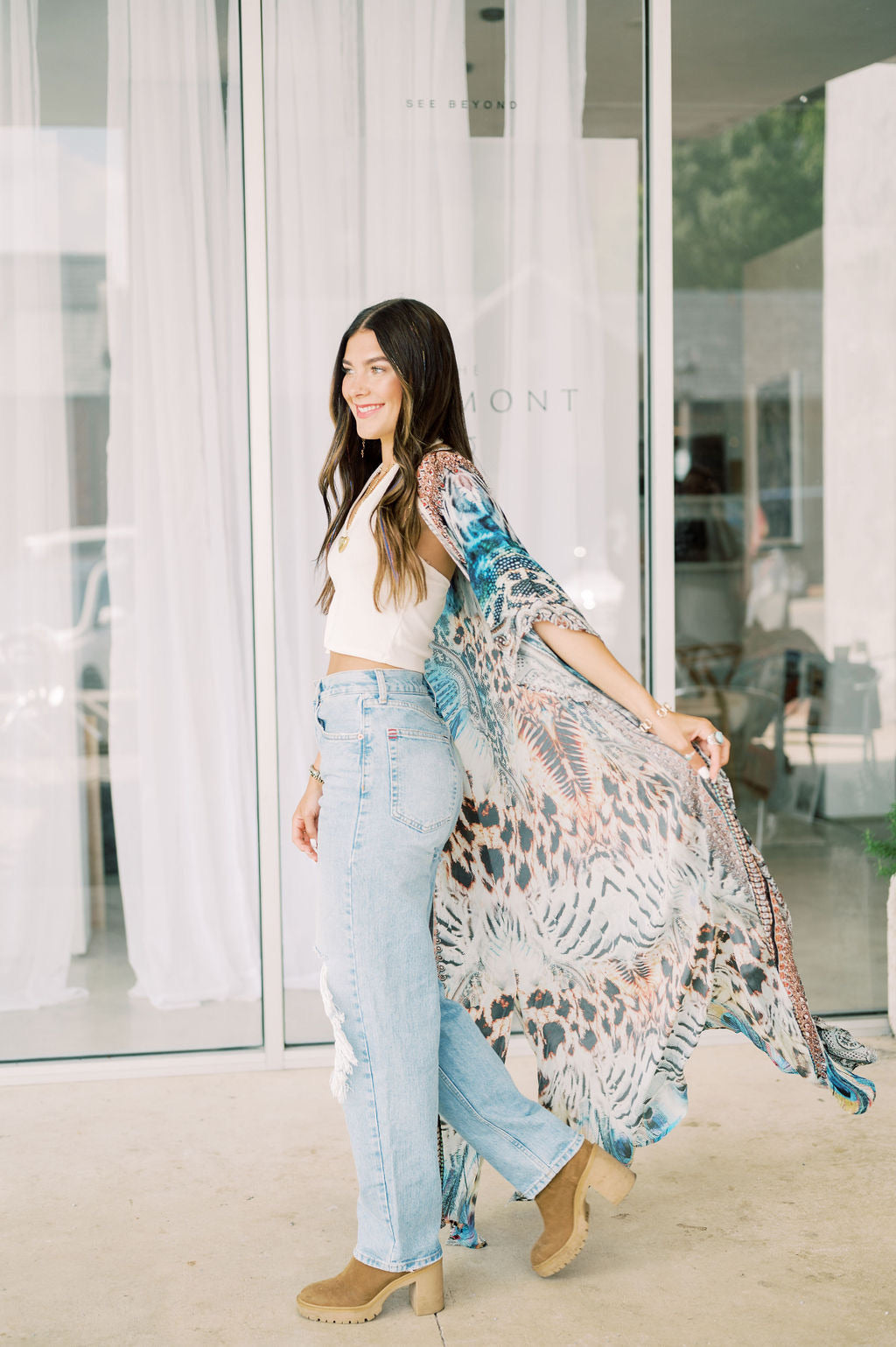 Blakeline Kimono: Fashionably Late