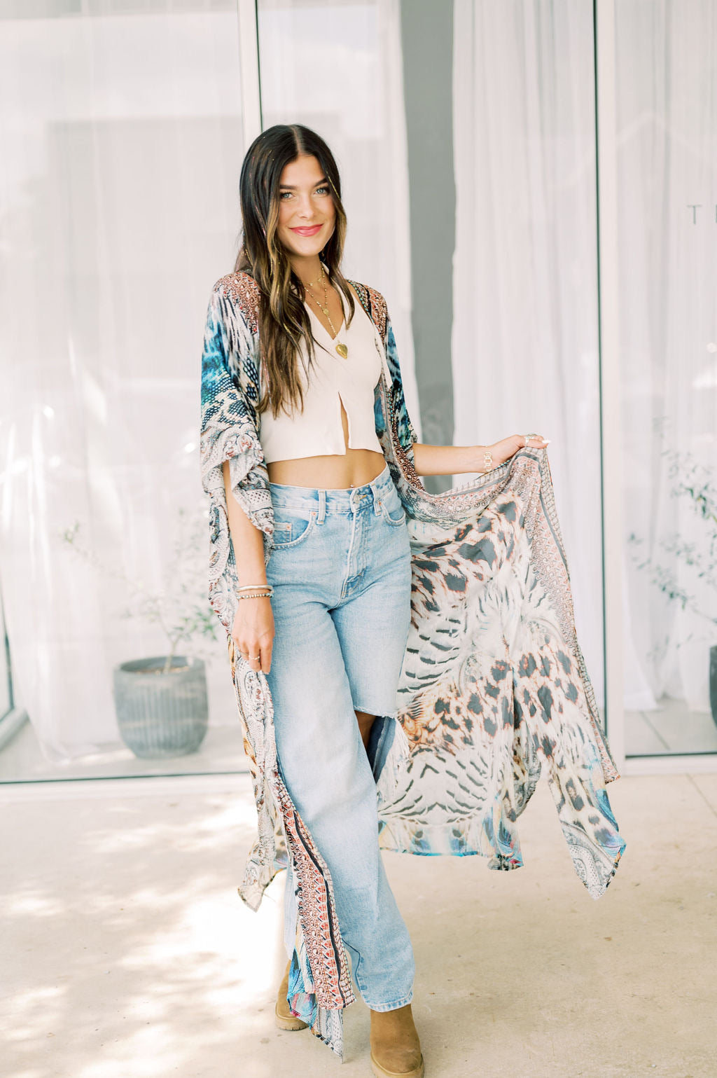 Blakeline Kimono: Fashionably Late