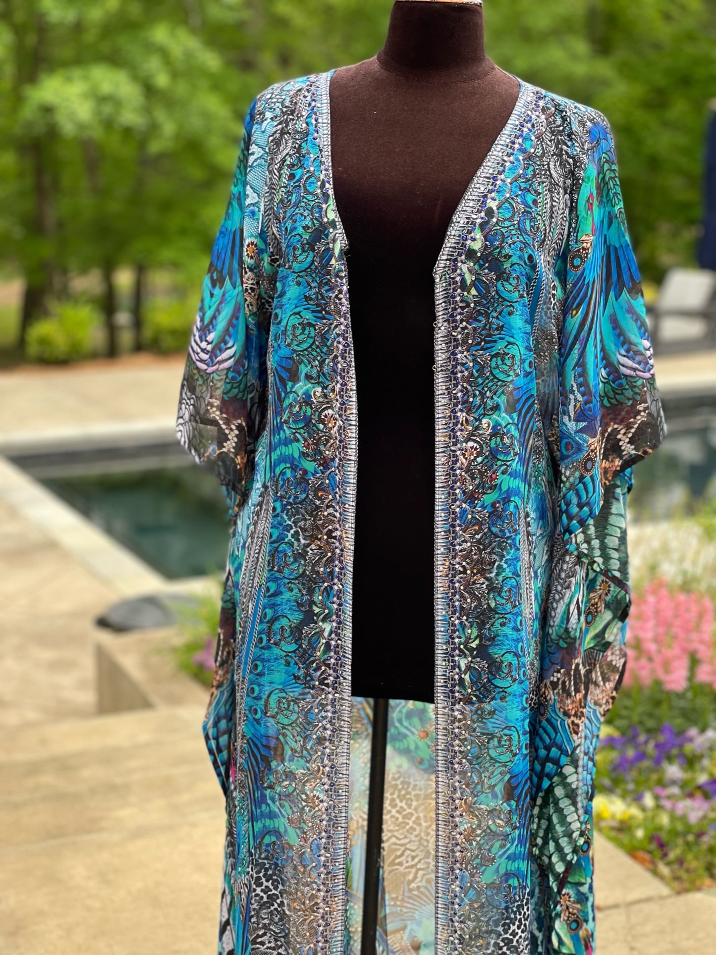 Blakeline Kimono: Sapphire Valley