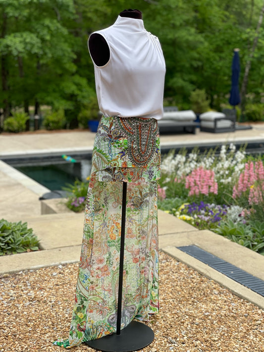 Blakeline Hi-Lo Skirt: Field of Dreams