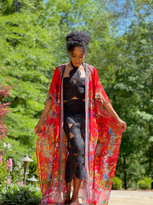 Blakeline Kimono: Ruby Sunshine